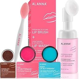 ALANNA® Lip Pigmentation Reduction Kit With Chocolate Lip Scrub | 0.5% Alpha Arbutin | 1% Hyaluronic Acid | 3% Vitamin C | 30 ml + 45 g-6