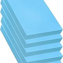 CLEFTS Polystyrene Foam Boards (XPS) High Density Craft Foam Sheets Rectangle FoamBoard for DIY Crafts, Modelling, Sculpture, Thermal Insulation, Sound Absorb, Creativity. (25 MM Thick) (6)-image-63