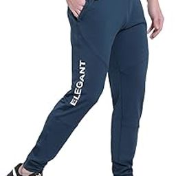 BLUE STAR SHARK Men's Lycra Stretchable Joggers | Regular Fit Stylish Slim Track Pants with Elastic Waistband | Comfortable for Gym, Sports, Running, Casual Wear & Nightwear-image-26