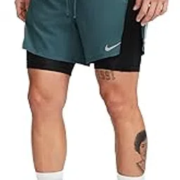 nike Men's Shorts (DX0842-309_Faded Spruce/Black/Reflective SILV-picture-39