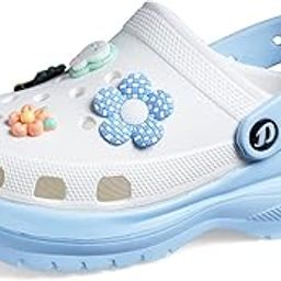 Women's Classic & Premium Casual Clogs/Sandals with Cute Charms for Adult | Comfortable & Lightweight| Stylish & Anti-Skid | Waterproof Everyday Cushion Slippers Girls/Ladies D-555-picture-22