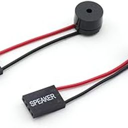 MEETOOT 2pcs PC Motherboard Mini Speaker Desktop Computer Case DIY Internal Code Mini Plug Beep Alarm Buzzer-image-3