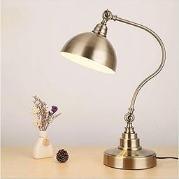 WOKE led Table/Work lamp Lighting Light Office Desk lamp European Style Bronze Vintage Table Lamps Reading Study Room Table Light Work lamp-3