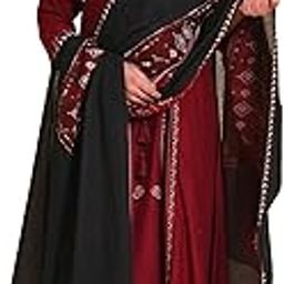 Women Cotton Red And Black Printed Dupatta_Wfs, Free Size-picture-19
