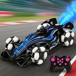 GRAPHENE F1 RC Car 1:14 Scale Remote Control 360° Rotation Drift Spray with Lights for 5-12 Year Old Boys, Outdoor Toys for 4+ Kids,Multicolor-13