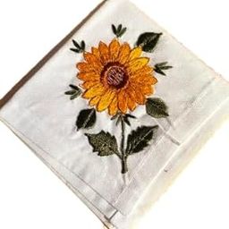 Shree adodhya women hankerchief with sunflower embroidery set of 2.-image-23