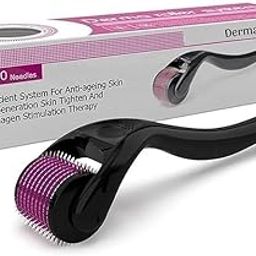 LUIE TEK LIYA Derma Roller for Hair and Beard Regrowth - 540 Micro 0.5mm Titanium Alloy Needles - Reduces Fall & Stimulates Follicles - Safe, Effective, Easy to Use - Skin Care for Men and Women-9