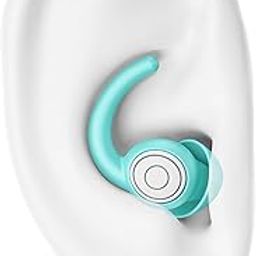 Ear Plugs for Sleeping Noise Cancelling Silicone Earplugs Noise Reduction, 2 Pairs Ear Plugs for Sleeping Reusable Noise Sound Blocking Earplugs for Sleep,Snoring,Concerts,Focus,Flight (bluewhite)-12