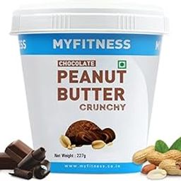 MYFITNESS Peanut Butter Chocolate Spread Crunchy 227g | 23g Protein & 9g Fiber | Healthier Nut Butter Spread for Breakfast, Snacks & Bread Treats | Cholesterol Free | Zero Trans Fat-15
