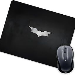 Fairus Batman Logo Gaming Mouse Pad with Dark Background, Non-Slip Base-image-114