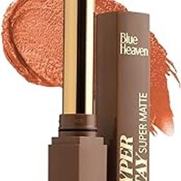 Blue Heaven Hyperstay Super Matte Lipstick, Caramel Cult - 714, 2gm-image-1