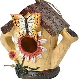 THE STYLE SUTRA Hanging Bird House for Outside Bird Shelter Garden Decor for Patio Tree Yard 16cmx9cmx15cm | Home & Garden | Yard, Garden & Outdoor Living | Bird & Wildlife Accessories | Birdhouses-image-66