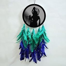 Artle Media Krishna Dream Catcher for Love, Wall Hanging, Car Hanging, Home Décor, Bedroom, Gift, Party, Couple, Decoration,Valentine Day, Decorative (15X35 Cm Medium)-picture-11