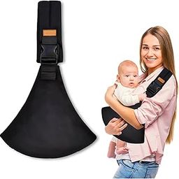 Baby Sling Carrier,Practical Kids Side Carrier Sling Carrierbaby Side Carrier for 0 to 3 Year Baby Suitable Daily Errands Outdoor Walks Shopping Trips Park Visits Public Transportation Use Gatherings-image-99