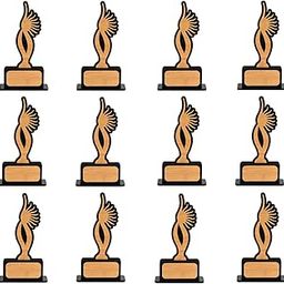 Gift Kya De Gkd Momento Awards And Trophy For Winner,Black Action Bamboo Design With Wooden Cutwork,Easy Print And Sticker Paste Your Matter,Eco Friendly Corporate Gifts(Size 9X5 Pack Of 12)-image-29