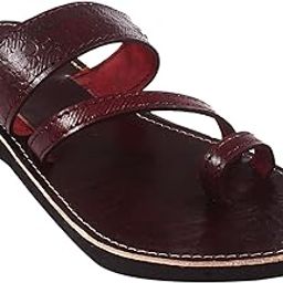 Women’s Handcrafted Synthetic Leather Flats | Ethnic Kolhapuri Style Chappals | Handmade Traditional Handmade Footwear for Casual, Office-image-88