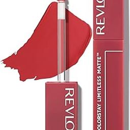 REVLON Colorstay Limitless Matte Liquid Lipstick for woman, Waterproof, Long-Lasting, 100% Vegan, Lightweight, No-Budge Matte, Stir Me Up - (008)-41