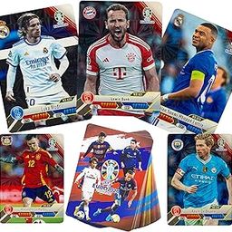 2024 Euro Soccer Cards - 32 of The Greatest Soccer player Cards. Great Gift for Any collectors and soccer Fans.4 Soccer Cards Pack. Each pack contains different cards to create unforgettable moments-image-70