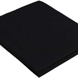 Polycotton Solid Shirt Fabric (Unstitched) UShirt Black PJE-Black Shirt fabric-1-image-1