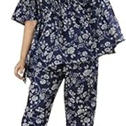 Women's Cotton Straight Geomatrical Printed Night Suit for Women-image-14