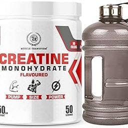 Muscle Transform NUTRACEUTICAL- CREATINE POWDER [50 Servings] Free Gym Gallon Shaker-3