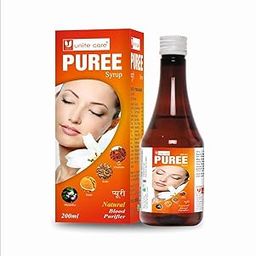 Unite Care Puree Blood Purifier Syrup |Reduces Pimples and blemishes| Prevents Acne | Remove Allergy 100% Safe, Ayurvedic Formula for Glowing Pimple free skin| 200ML-image-75