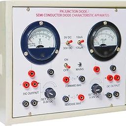 Labworld pn junction diode characteristics apparatus with ic regulated power supply kit for physics lab experiments-31