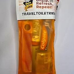 10 in 1 Bathroom Toiletries in a reusable pouch for Travelling | Trekkking | Hotels (Count of 5)-image-20