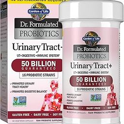 Garden of Life Probiotic Supplement for Urinary Tract Health - Dr. Formulated Urinary Tract+ for Digestive and Urinary Tract Support, Shelf Stable, 60 Capsules-32