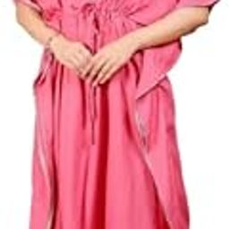 Royal Plum Traditional Hand-Mirror Work Kaftan Maxi-picture-49