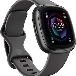 Fitbit Sense 2 Health & Fitness Watch (Shadow Grey/Graphite Aluminium) with 6-Month Premium Membership-10