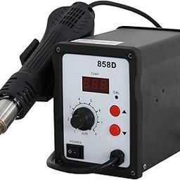 Advance 858D Digital SMD Rework Station – Hot Air Gun with Temperature Control Display, Adjustable Air & Heat Flow, Ideal for PCB, IC, Chip & Motherboard Repair (Black)-picture-23