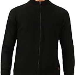 Regular Fit Full Sleeves Mock Collar Solid Men Sweater-image-22
