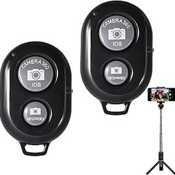 Cerlink 2Pcs Photo Clicker Remote Control Bluetooth Shutter Wireless Work with Cameras All Smartphones,iPhones & iOS Devices,Tablets-image-86