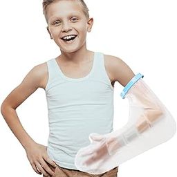 Waterproof Kids Cast Cover for Shower - Long Full Arm Protector for Teens, Sleeve Bag for After Surgery - Comfortable Watertight Seal Reusable-image-53