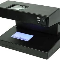 swaggers Mini UV Fake Note Detector/Duplicate Money Detector Machine with Blue and White Light- Compact-0