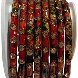 Multicolour Slim Design Bangles For All Traditional Ocassion For Women-image-30