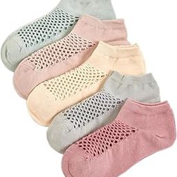 No Show Socks Womens Hidden Liner for Sneakers Ankle Invisible Running Socks 5 Pairs-image-94