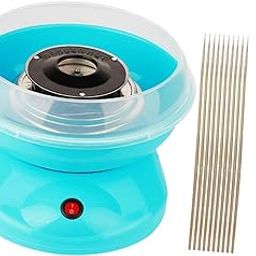 MERISHOPP Electric Mini Candy Maker Candy Floss Machine for Home Household Kids Blue-image-82
