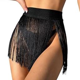 Summer Fringe Skirt for Teen Girls & Women – Beach Cover-Up, Pool Party Bikini Skirt, Beach Skirt for Women-17