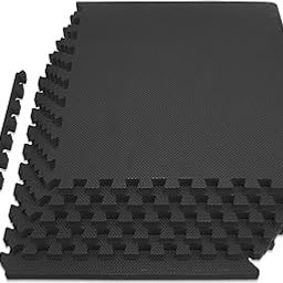 ProSource Extra Thick Puzzle Exercise Mat ¾, EVA Foam Interlocking Tiles for Protective, Cushioned Workout Flooring for Home and Gym Equipment-image-31