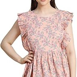 Women's Muslin Western Top(Peach)-image-20