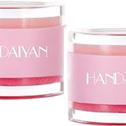 HANDAIYAN 2in1 Lip Scrub and Lip Balm- Exfoliator, Moisturizer-Lip Sleeping Mask & Sugar Lip Scrub, Lip Mask Overnight for Lip Line Wrinkle Treatment, Moisturizer for Dry Chapped Lips (PACK OF 2)-29