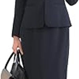 210552 Formal Skirt Suit, Top, 3-Piece Set, Mourning Dress-picture-13