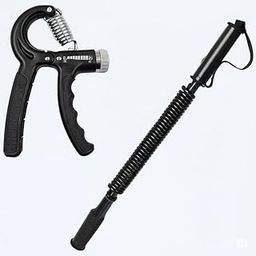 POWER TWISTER AND HAND GRIPPER BOTH ARE 40 KG|A PERFECT EXERCISER KIT FOR BOTH MEN AND WOMEN|(BLACK)-picture-10