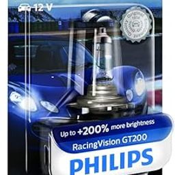 Philips Automotive H7 RacingVision GT200 12972RGTB1 Headlight Bulb for Car 12V 55W, PX26d, Pack of 1-image-57