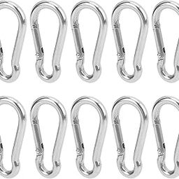 Spring Hook Stainless Steel Snap Carabiner Safety Rope Hanging Buckle Accessories for Outdoor Activities Camping Fishing Hiking-image-78
