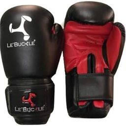 Le Buckle Unisex Boxing Gloves for MMA, Contest Gloves (Black & Red, PU Leather, 14 oz)-picture-4