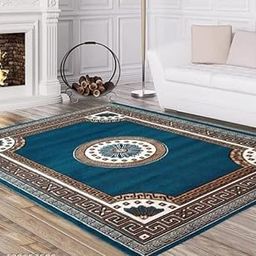 N B Rugs Soft Acrylic Wool Carpets Velvet Touch with Multiple Choice for Living Room & Bedroom 5x7 Feet-21