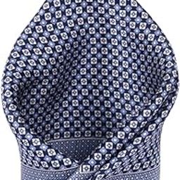 Men Blue Print Formal Pocket Square-picture-53